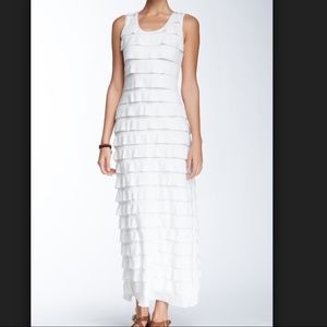 NWOT Max Studio White Maxi Dress XS